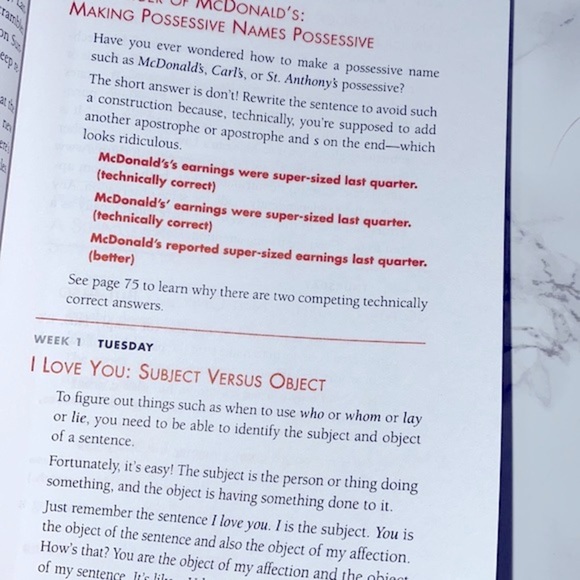 The Grammar Devotional book by Mindy Fogarty - Picture 6 of 6